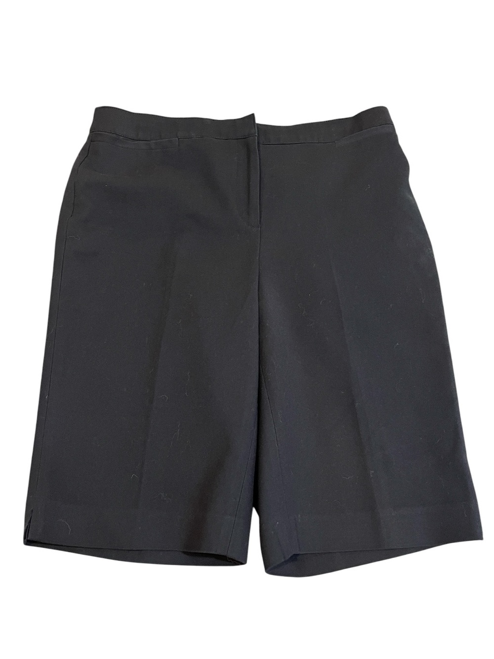 RUBY RD BERMUDA LENGTH BUSINESS CASUAL SHORTS BLACK SIZE 8
